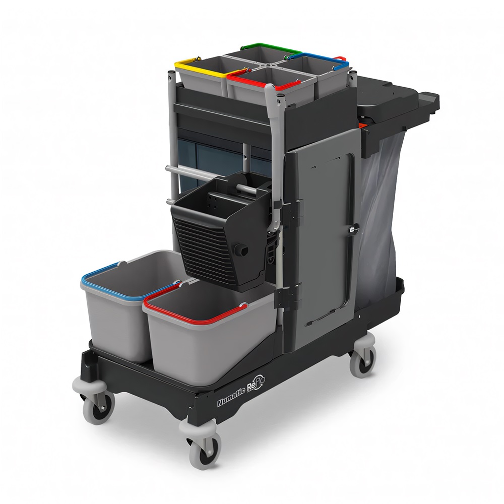 Numatic SM1707RD ServoMatic Janitorial Trolley